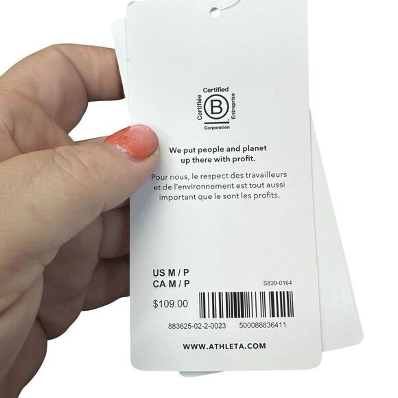 Athleta Transcend Slim Pant Womens size M 32" Nylon Stretch Black - Picture 9 of 11